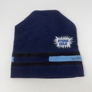 Vintage 1999 Stone Cold Steve Austin WWF Raw Is War Fleece Beanie Navy Blue Hat